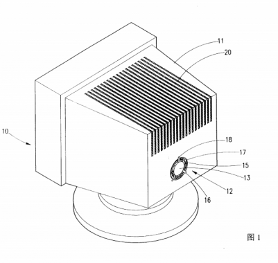 ?一種散熱效果較佳的的電腦顯示器的散熱風扇結(jié)構